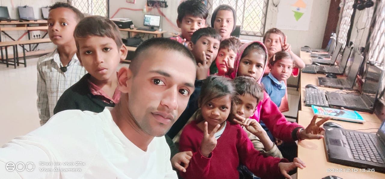 Happy Indian Student